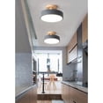 thumbnail image 2 of Semi Flush Mount Light Fixture Circle Ceiling Lamp for Kitchen Island, Bedroom Color Ceiling Light Flat 3 Color Temperatures Selectable Chandelier Lighting for Children Boy Girl Room, 2 of 6