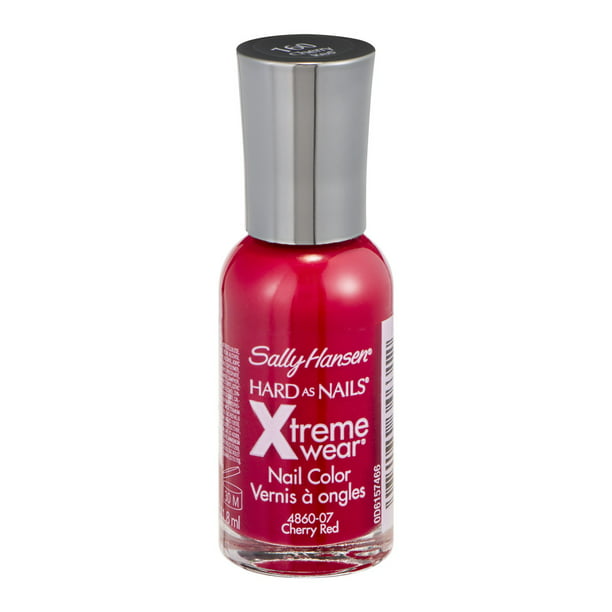 Sally Hansen Hard as Nails Xtreme Wear Nail Color, Cherry Red 
