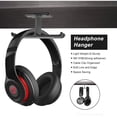 thumbnail image 3 of Colgador de auriculares para juegos New Bee Soporte para auriculares Montaje debajo del escritorio con organizador de cables GX01, 3 of 3