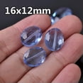 thumbnail image 4 of U8MO 10pcs Oval Faceted 12x9mm 16x12mm 20x16mm Crystal Glass Beads for Jewelry Making-Purple-20x16mm, 4 of 6