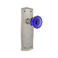 thumbnail image 7 of Nostalgic Warehouse Cobalt Crystal Door Knob with Prairie Plate, 7 of 7