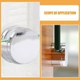 thumbnail image 3 of BEADCEST 8Set Wall Mirror Clips for Home Decoration Zinc Alloy Circular Bracket 2.70X2.70X1.40in, 3 of 8