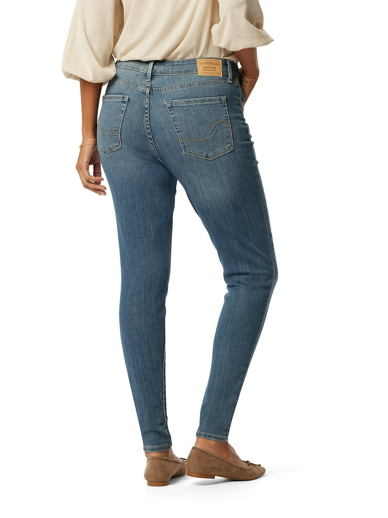 Levi Strauss Signature Women's and Women's Plus Mid Rise Skinny