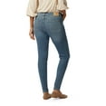 thumbnail image 2 of Levi Strauss Signature Women's and Women's Plus Mid Rise Skinny Jeans, Inseams: Short, Regular, Long; Sizes 2-28, 2 of 6