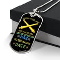 thumbnail image 3 of Gorgeous Dog Tag For Field Artillery - Graphic Military Dog Tag Necklace (Optional Personalized Engraving), 3 of 5