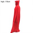 thumbnail image 2 of Hooded Cloak Unisex Cloak with Hood Halloween Christmas Cloak Vampire Witch Cape Costume Levamdar CPB-SSW397-4, 2 of 5