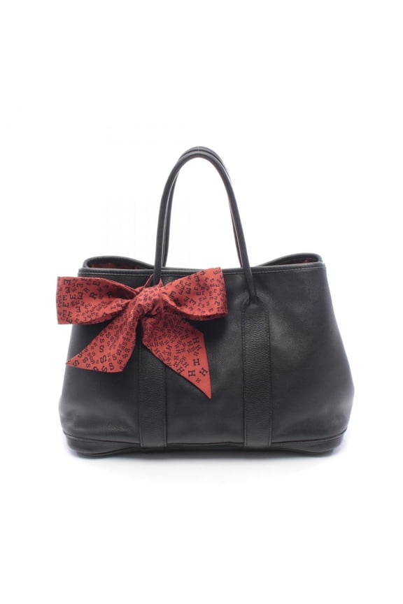 Pre-Owned Hermes Garden Twilly TPM Tote Bag Handbag Leather Veau Swift Women's Black