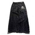 thumbnail image 2 of Vaqueros Retro Skull Hip Y2k Hop Harajuku Vintage Nuevos, 2 of 6