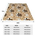 thumbnail image 3 of Honeii Snake And Flower Print Fleece Blanket - Throw Blanket for Bed, Sofa, Couch, Camping, and Travel , Microplush Ultra Soft Warm Blanket-80"x60", 3 of 7