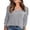 03-Gray, variant on Long Sleeve Shirts for Women V Neck Casual Tunic Tops Lightweight Pullover Black-Medium