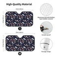 thumbnail image 5 of Yiaed Retro Rabbit Flower Print Car Windshield Sunshade Front Auto Car Front Window Sun Shade Foldable Sun Visor Shield Cover Auto Accessories for Sedan SUV Truck-Small, 5 of 5