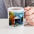 thumbnail image 4 of CafePress - White Covered Bridge Colorful Autumn Vermont Mugs - 11 oz Ceramic Mug - Novelty Coffee Tea Cup, 4 of 4