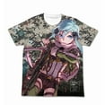 thumbnail image 1 of Sword Art Online II Sinon Full Graphic Mens Camo Print T-Shirt | S, 1 of 1