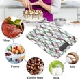 thumbnail image 4 of High Precision Digital Kitchen Scale Tempered Glass Food Scale Multifunction Scale Small Kitchen Appliances Mint Green Vines, 4 of 7