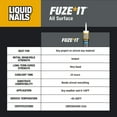 thumbnail image 6 of Liquid Nails Fuze It 9 oz. Gray All Surface Construction Adhesive, 6 of 7