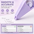 thumbnail image 4 of Correction Tape, Replaceable Core Large Capacity Correction Tape, Not Easy to Break, Smooth and Portable Correction Tape, Purple, 4 of 9