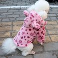 thumbnail image 4 of Coloody Winter Dog Dress Dog Winter Coat for Small Dogs Girl Dog Hoodie Dresses for Chihuahua Yorkie Teacup Pet Coat Dog Christmas Outfit, 4 of 5