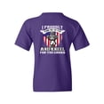 thumbnail image 3 of I Proudly Stand For The Flag Kneel For The Cross Front Back DT Youth Kids T-Shirt Tee, 3 of 4