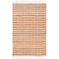 thumbnail image 2 of SAFAVIEH Cape Cod Valery Striped Area Rug, Orange/Natural, 5' x 8', 2 of 11