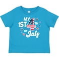 thumbnail image 3 of Inktastic My 1st 4th of July with Striped Stars Boys or Girls Baby T-Shirt, 3 of 5