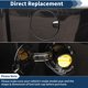thumbnail image 3 of Tapa de puerta de tanque de combustible Unique Bargains para Chevrolet Silverado 1500 2500 3500 2007-2014, tapa de llenado de combustible para GMC Sierra 1500 2500 3500 No. 25871805/15940676 Negra, 3 of 7