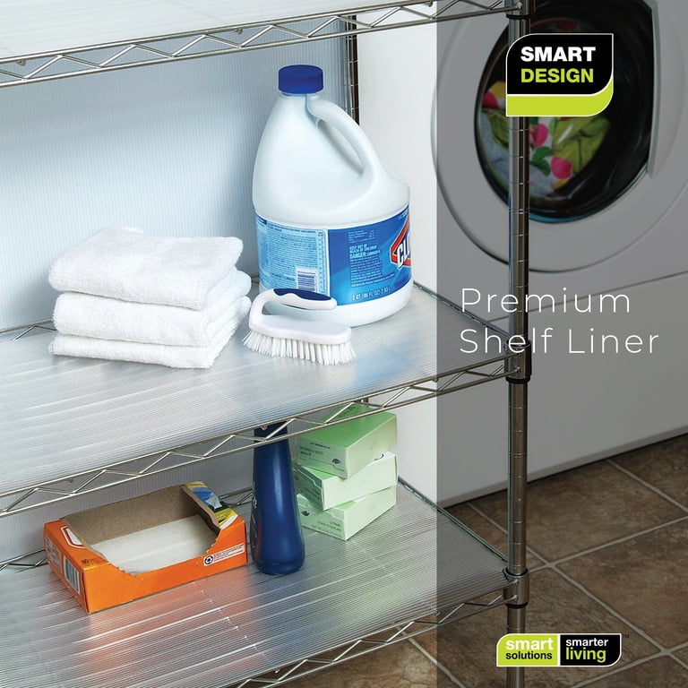 Revêtement D'étagère Everbilt Transparent à Motifs 8 Pieds X 16 Pouces - Neuf