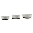 thumbnail image 1 of Benjara BM225138 Plateaux de Service Ronds en Céramique avec Plateau Design Top&44; Blanc - Lot de 3, 1 of 1