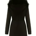 thumbnail image 5 of Women's Autumn and Winter Warm Fleece Jacket with Fashionable Fur Collar and Hood, 5 of 7