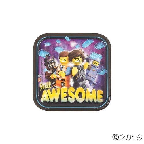 The Lego Movie 2 The Second Act Paper Dessert Plates Walmart Com