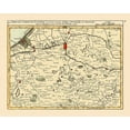 thumbnail image 2 of Robert 14x12 White Modern Wood Framed Museum Art Print Titled - Brugge Environs Belgium - Robert 1748, 2 of 4
