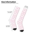 thumbnail image 5 of Haiem Cute Rabbit Socks, Funny Novelty Crazy Design Cotton Socks Sports Socks Knee High Socks For Men, Women,1Pairs - Gift For Working Friends, 5 of 9