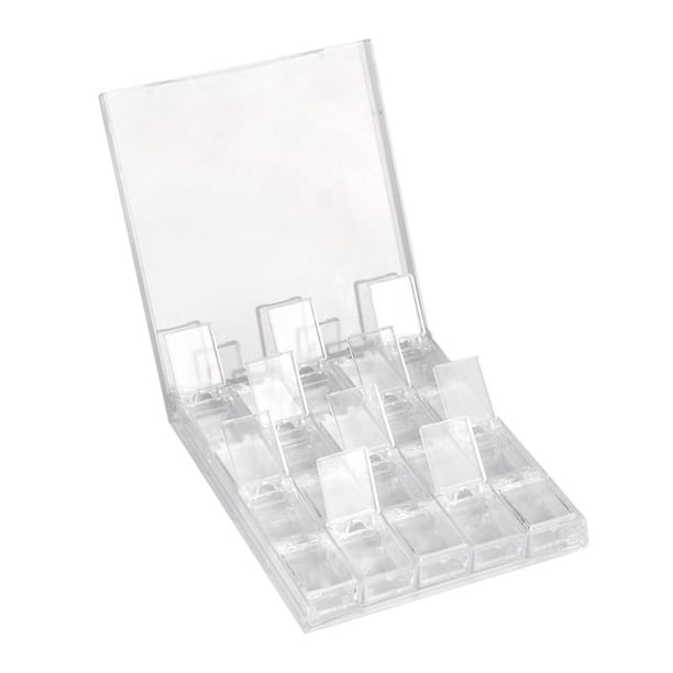 1 caja de almacenamiento con purpurina.