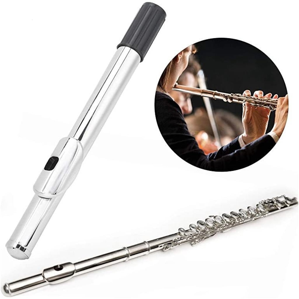 HGYCPP Silver Metal Flute Headjoint 23cm Professional Flute Head Joint Flute Part