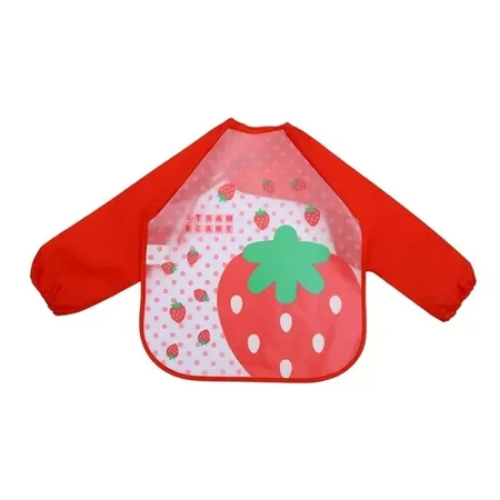 

Long Sleeve Baby Bibs Waterproof Sleeved Bib Toddler Soft Bib for 6-36 Months