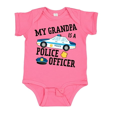 

Inktastic My Grandpa is a Police Officer Gift Baby Boy or Baby Girl Bodysuit