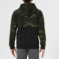 thumbnail image 6 of Men's Pullover Hoodie Camo Long Sleeve Sweatshirt Fleece Warm Hooded Sweatshirts with Kangaroo Pocket, 6 of 7