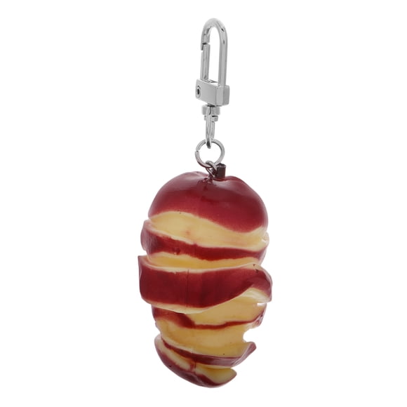 RUNROTOO Apple Keychain Backpack Charm Plastic Multi 1Pack Accessories Everyday Use