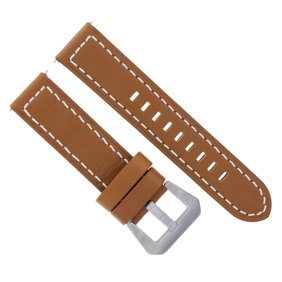 20MM LEATHER WATCH BAND STRAP FOR BREITLING NAVITIMER PILOT SUPEROCEAN TAN WS