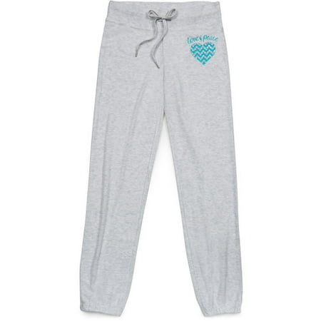 Juniors' Ribbed Waistband Sweatpants - Walmart.com