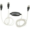 thumbnail image 3 of MIDI Cord Adapter, 2 In 1 MIDI Cable Converter Indicators Convenient 2m Length 16 Channels Plug And Play  For Laptop For, 3 of 8
