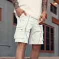 thumbnail image 4 of Bermuda Short Moda Casual Varios Bolsillos Cargo Gym Hombre, 4 of 6