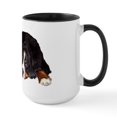 thumbnail image 2 of CafePress - Bernese Mountain Dog Large Mug - 15 oz Ceramic Large White Novelty Mug, 2 of 4