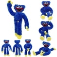 thumbnail image 5 of Juguete de peluche, juguete de peluche Poppy Playtime, muñeco de peluche, regalo de muñeco de terror monstruo de 15.7" para niños, adultos y fanáticos de los juegos (azul), 5 of 5