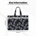 thumbnail image 3 of Kdxio Sunflowers File Tote Document Bag Business Briefcase Bag Document Organizer Tote Briefcase for Letter A4 Files Business Teacher Office Bag, 3 of 8