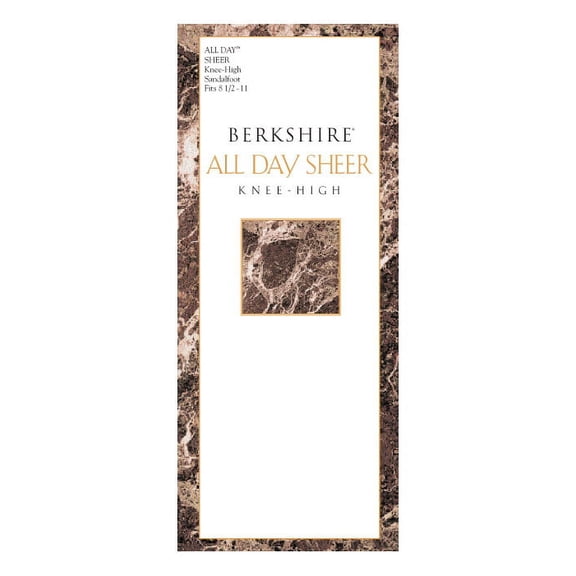 Berkshire All Day Sheer Knee High Sandalfoot 6354