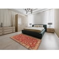 thumbnail image 4 of Ahgly Company Indoor Rectangle Traditional Red Persian Area Rugs, 2' x 4', 4 of 6