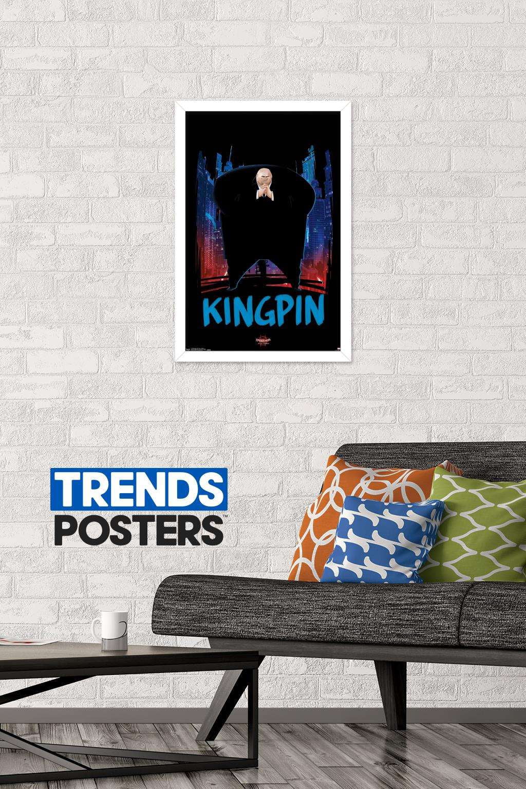 Marvel Spider-Man - Into The Spider-Verse - Kingpin Wall Poster, 14.725" x 22.375", Framed