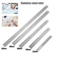 thumbnail image 2 of 15/20/30/40/50cm Stainless Steel Metal Straight Ruler Ruler Tool Precision Double Sided Measuring Drafting Accessory Hand Tool 400mm, 2 of 6