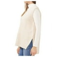 thumbnail image 3 of Vince Camuto Women's Oversized Knit V-Neck High-Low Sweater Vest (Malted, XL), 3 of 11