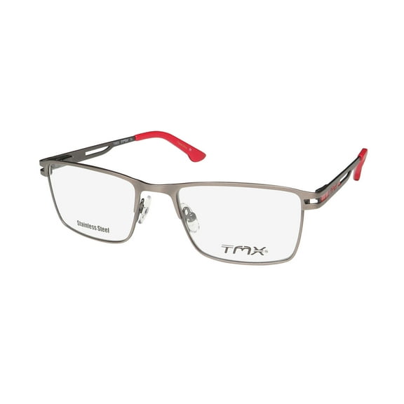 TIMEX TMX TIE FOR KIDS/BOYS SCHOOL STAINLESS STEEL MODERN EYEGLASS FRAME/GLASSES